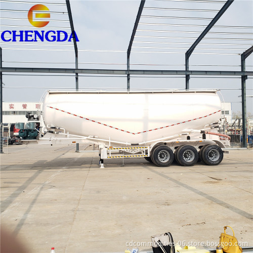 Chengda 45m3 54 Ton 4 تفريغ قيمة الفراشة بالأسمنت شبه المقطورة للبيع